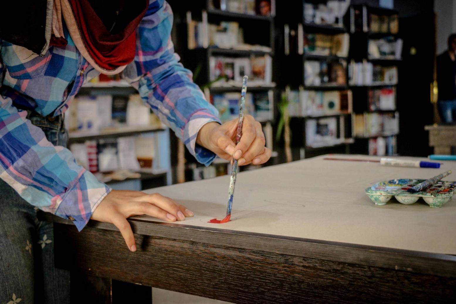 Різноманітні техніки роботи з кольором